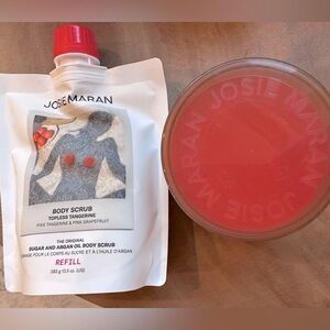 Topless Tangerine - jar and scrub -